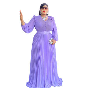 Pour <span class=keywords><strong>Amazon</strong></span> européen américain dubaï élégant <span class=keywords><strong>longue</strong></span> <span class=keywords><strong>robe</strong></span> modeste nouvelle perlée femmes grande taille <span class=keywords><strong>robe</strong></span> africaine - Product Image 5