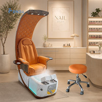 Chaise de pédicure professionnelle de luxe, chaise de massage des pieds électrique, mobilier de pédicure pour spa et centre de beauté