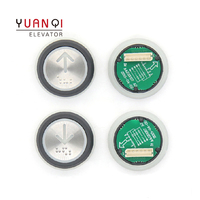 Bouton d'ascenseur géant KONE A4J16467, bouton en acier inoxydable avec inscription en braille, tablette numérique, accessoires d'ascenseur