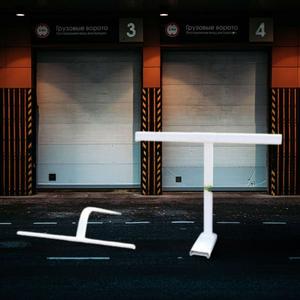 白色三轨风格牧场围栏马乙烯基围栏格架聚氯乙烯马轨围栏150毫米方形柱脚套件 - Product Image 2