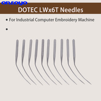 Aiguille courbe Dotec LWX6T (LWX2T, 29BL, SY7395), 20 pièces, pour machines à coudre portatives à point de CM-101 75T, CM-364
