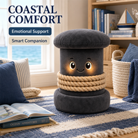 Jouet interactif bollard de bateau IA, parlant, éducatif, 100 % polyester, compagnon pour enfants, cadeau