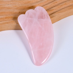 Tùy Chỉnh Khắc Thạch Anh Hồng Ngọc Cạo Board Bán Quý Cơ Thể Đá Massage Công Cụ Cho Sức Khỏe Trên Khuôn Mặt Kỹ Thuật Tạo Tác Guasha - Product Image 6