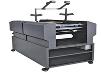 Laminateur entièrement automatique chauffé à l'huile, alimentation par aspiration d'air et découpe automatique, rouleau en silicone, machine à laminer les films sensibles à la pression
