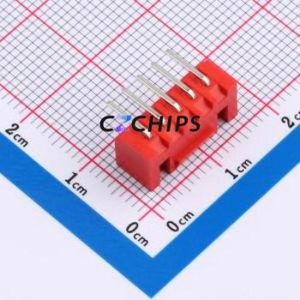 ZX-HA2.54-5PWZ-R Wire-to-Board Pin Header Bent Lead Through Hole,P=2.5mm Connector 1x5P 2.5mm Right Angle Insert XHB - Product Image 2