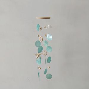 Carillon éolien artistique en coquillages, petit et élégant, pour décoration <span class=keywords><strong>de</strong></span> maison, <span class=keywords><strong>rebord</strong></span> <span class=keywords><strong>de</strong></span> fenêtre, entrée, bord <span class=keywords><strong>de</strong></span> mer, gîte, vente en gros - Product Image 6