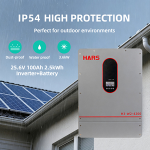 Hai-in-một tất cả-in-one ESS tích hợp pin <span class=keywords><strong>lithium</strong></span> 2.6kwh và 3.6kW biến tần Máy nhà năng lượng mặt trời Hệ thống lưu trữ năng lượng - Product Image 3