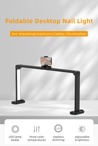Lámpara LED de 40W para Mesa de Manicura, 85cm de Longitud, con Soporte para Teléfono, para Trabajo en Salón y Grabación de Video - Product Image 3