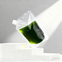 Pochettes Doypack Personnalisées en PE Transparent avec Bec Verseur Anti-Fuite pour Boissons Liquides, Qualité Alimentaire, pour Vodka, Champagne, Jus, Bière