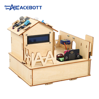 Kit de bricolage intelligent ACEBOTT Microbit STEAM pour la maison connectée, programmation pour débutants, robot IoT, jouet télécommandé pour Arduino
