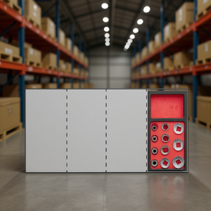 Caja de Almacenamiento de Plástico 519 M 235BP con Compartimento para Uso en Logística y Almacén - Product Image 3