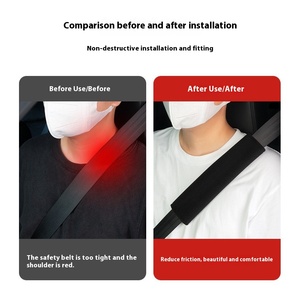 Di alta qualità universale morbido poliestere spallina, portatile Velcro di montaggio <span class=keywords><strong>Auto</strong></span> cintura di sicurezza per <span class=keywords><strong>Auto</strong></span> di sicurezza cintura di sicurezza - Product Image 6