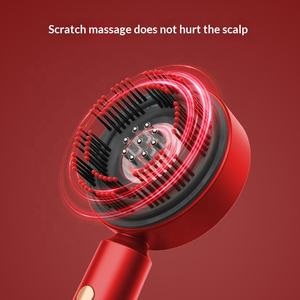 KMT 振動ヘッドマッサージャー電動頭皮マッサージコーム育毛エッセンシャルオイルイオンヘアブラシモデル <span class=keywords><strong>17</strong></span> - Product Image 1