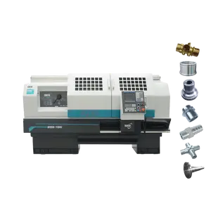 GT DMTG CKE6150 Torno CNC, tempat tidur datar Model bubut CNC SK6140, untuk memutar logam