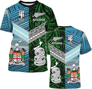 Chemises personnalisées sur mesure au design fidjien, chemises tribales, hauts, vêtements fidjiens, chemise <span class=keywords><strong>Bula</strong></span> pour hommes - Product Image 3