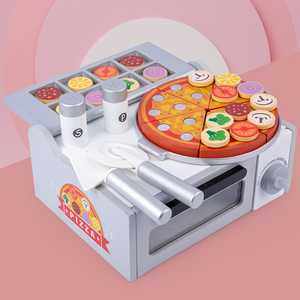 Jouets <span class=keywords><strong>de</strong></span> <span class=keywords><strong>pizza</strong></span> en bois pour enfants, jeu éducatif <span class=keywords><strong>de</strong></span> <span class=keywords><strong>cuisine</strong></span>, jeu <span class=keywords><strong>de</strong></span> four, nouveauté 2021 - Product Image 4