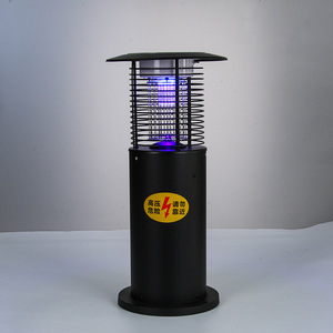Lámpara antimosquitos para exteriores, trampa para insectos con energía Solar, LED de acero inoxidable, 25x56cm, para Villa Park - Product Image 3