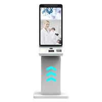 Kiosco de Autoservicio Crtly con Pantalla Táctil para Pedidos y Pagos, para Supermercados y Centros Comerciales, con Escáner e Impresora