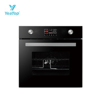 Four encastrable électrique en acier inoxydable 70L avec grill, ventilation par convection, minuterie, appareil électroménager