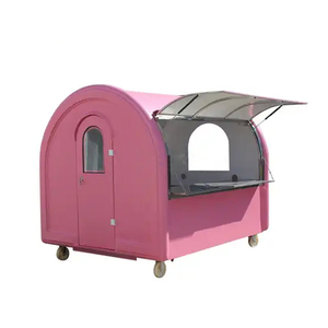Carrito de Comida de Aluminio JX-FR260WA con Ruedas para Aperitivos, Dulces y Helados, Tipo Remolque Portátil - Product Image 1