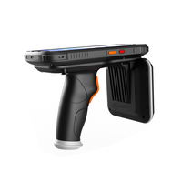 JT-973 pemindai kode batang RFID genggam, pembaca PDA kode batang UHF RFID PDA kasar IP65 RFID