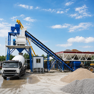 Convoyeur à bande robuste Corey avec pesage précis, ligne de production électrique, centrale à béton HZS90 pour le terrassement de tunnels de routes en montagne - Product Image 3