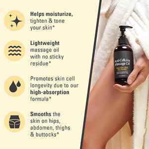 निजी लेबल 100% शुद्ध आवश्यक तेल शरीर कोलेजन स्टेम सेल त्वचा को मजबूत करने वाले एंटी सेल्यूलाईट स्लिमिंग मालिश तेल - Product Image 3