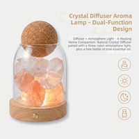 Diffuseur de parfum en pierre de cristal Wisteria en peluche, fait main, exquis, imprimé sérigraphié, pour l'aromathérapie, cadeau promotionnel