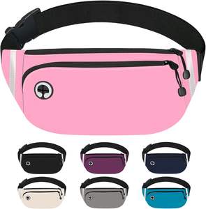 Nueva Tendencia, Riñonera Cruzada de Poliéster para Teléfono Móvil, Unisex, Ligera, Bolsa de Cintura, Riñonera Blanca con Logotipo para Hombre - Product Image 4