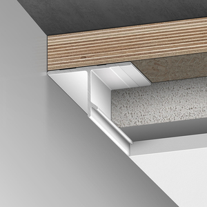 Moderno profilo in lega di alluminio per soffitti sospesi di ville, accessorio per <span class=keywords><strong>cartongesso</strong></span> con scanalatura decorativa a muro e shadow gap - Product Image 1