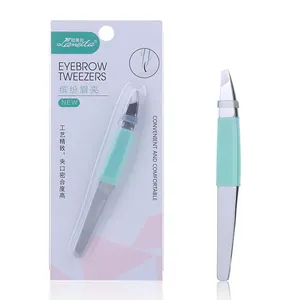 Lameila Non-slip Xử Lý Eye Brow Tweezers Slanted Nhãn Hiệu Riêng Bán Buôn Tùy Chỉnh Lông Mày Tweezers A218