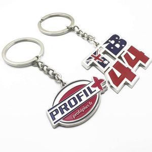 Wholesale <b>Custom</b> Hard Enamel Metal Keychain Personal Logo High Quality Souvenir Metal <b>Key</b> Ring Promotional Gift - Product Image 6