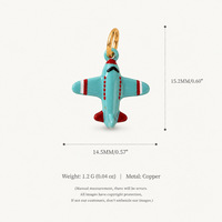 HD0944 Serie de Abalorios Kawaii de Juguetes Infantiles: Avión, Pato de Goma, Bola de Rompecabezas, Oso Colgante, Accesorios DIY para Hacer Joyas