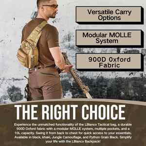 กระเป๋าสะพายไหล่ไนลอนทนทานสำหรับผู้ชาย เหมาะสำหรับกิจกรรมกลางแจ้ง ปั่นจักรยาน - Product Image 2