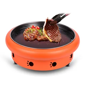Griglia elettrica coreana griglia in ceramica elettrica per barbecue da tavolo commerciale