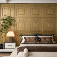 Panneaux muraux en PVC gaufré ignifuge écologiques et modernes, panneaux muraux 3D pour la décoration du plafond et des murs, utilisation en intérieur