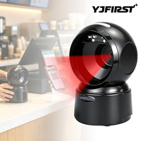 Escáner de Código de Barras 2D de Escritorio YJFIRST, Lector de Códigos QR con Cable USB, Escanea Códigos de Precios para Supermercados, Tiendas y Puntos de Venta