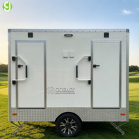 Toilettes mobiles Goeasy VIP, aménagement personnalisé, remorque de toilettes mobiles