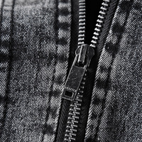 Veste en Jean Slim Vintage Homme Hiver Velours Chaud Écologique Respirant Décontracté pour Homme