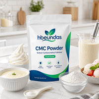 Carboximetilcelulosa (CMC) en Polvo, Grado Alimenticio, Espesante para Bebidas y Helados, Certificación HACCP, ISO, HALAL, KOSHER, 24 Meses de Caducidad