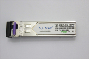 Módulo SFP BIDI 1.25G TOP-BIDI-1.25G-120AD/BD, Transceptor de Fibra Óptica Monomodo de 120 km, TX1490nm/RX1310nm o TX1310nm/RX1490nm, con DO - Product Image 6