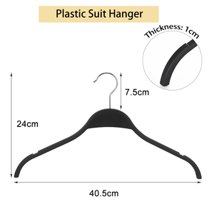 Appendiabiti in Plastica Nera Stile <span class=keywords><strong>Zara</strong></span> - Flessibili <span class=keywords><strong>e</strong></span> Girevoli per Risparmiare Spazio in Negozi di Abbigliamento <span class=keywords><strong>e</strong></span> Soggiorni - Product Image 4