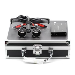 치과용 확대경 치과 연구소 의료용 확대경 2.5X 3.5X 헤드라이트 헤드램프 5W 세트 금속 상자 - Product Image 3