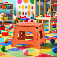Ensemble de meubles d'extérieur pas cher de 7 pouces, chaise pliante en plastique pour enfants