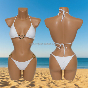 S727 playa 2 piezas Mini Bikini para niñas lindo Sexy Cheeky Bikinis suave transpirable Material Logo cintura frontal Digital 2 uds - Product Image 5