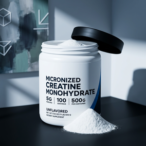 Creatina Monohidrato en Polvo OEM de Marca Privada para el Desarrollo Muscular en Adultos y Mejora de la Fuerza Física, Suplemento Deportivo - Product Image 1