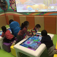 Table interactive tactile Android intelligente de 32 à 43 pouces pour enfants, OEM, éducative, jeux à domicile, source lumineuse à LED