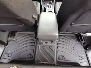 Accessoires intérieurs Tapis de sol de voiture Conducteur droit pour <span class=keywords><strong>VOLVO</strong></span> EX30 2025 Tapis de voiture de luxe à motif de diamant noir - Product Image 6