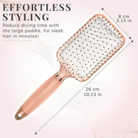 Brosse coussin à cheveux en Nylon, pour onduler les cheveux, tampon de coiffure avec Logo personnalisé, pour lissage et massage du cuir chevelu, à usage domestique