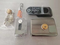 Serrure de porte intelligente à empreinte digitale TUYA APP en acier inoxydable et aluminium pour extérieur, pour porte battante ou à encastrement électronique